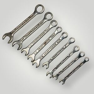Craftsman Stubby Midget Wrench Set 9 Piece Combo USA